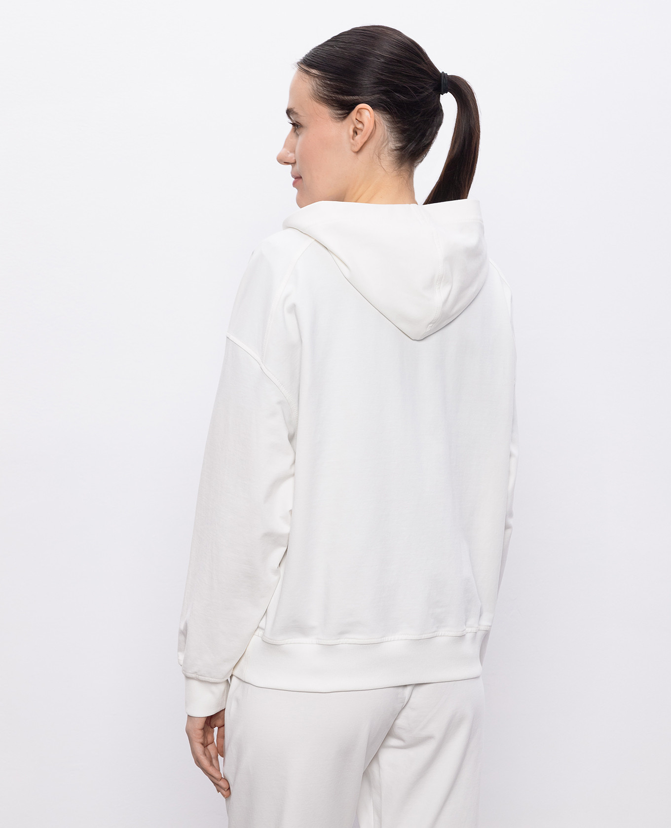 

White sports jacket with monil chain Brunello Cucinelli
