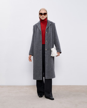 Lou Lou Studio DANIELLE gray coat with wool DANIELLE