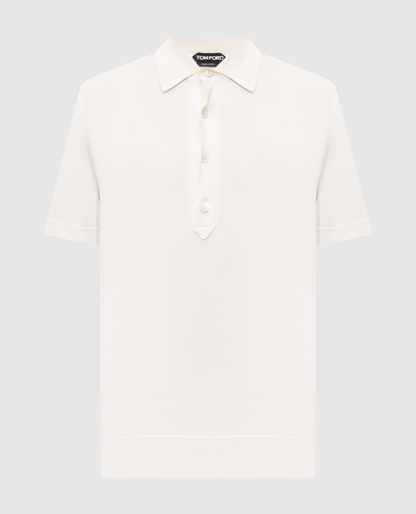 Beige polo with silk Tom Ford