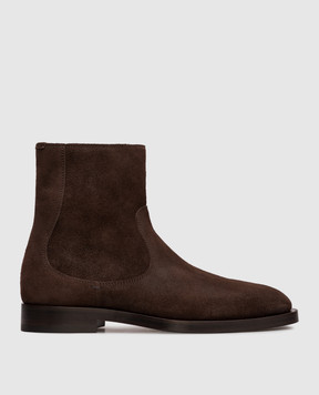 Brunello Cucinelli Brown suede boots MZUDERV716