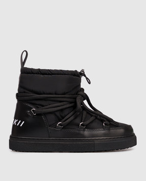 Inuikii Children's black Mountain boots 300100301012632