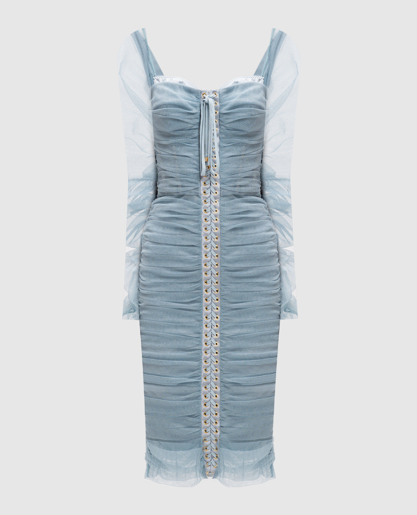 

Blue dress with silk mesh Dolce&Gabbana, Light blue
