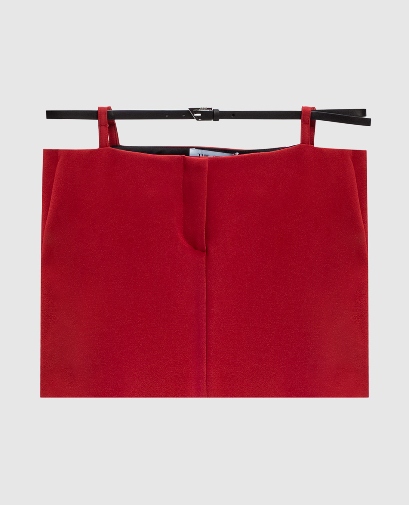 

Red mini dress with a belt The Attico