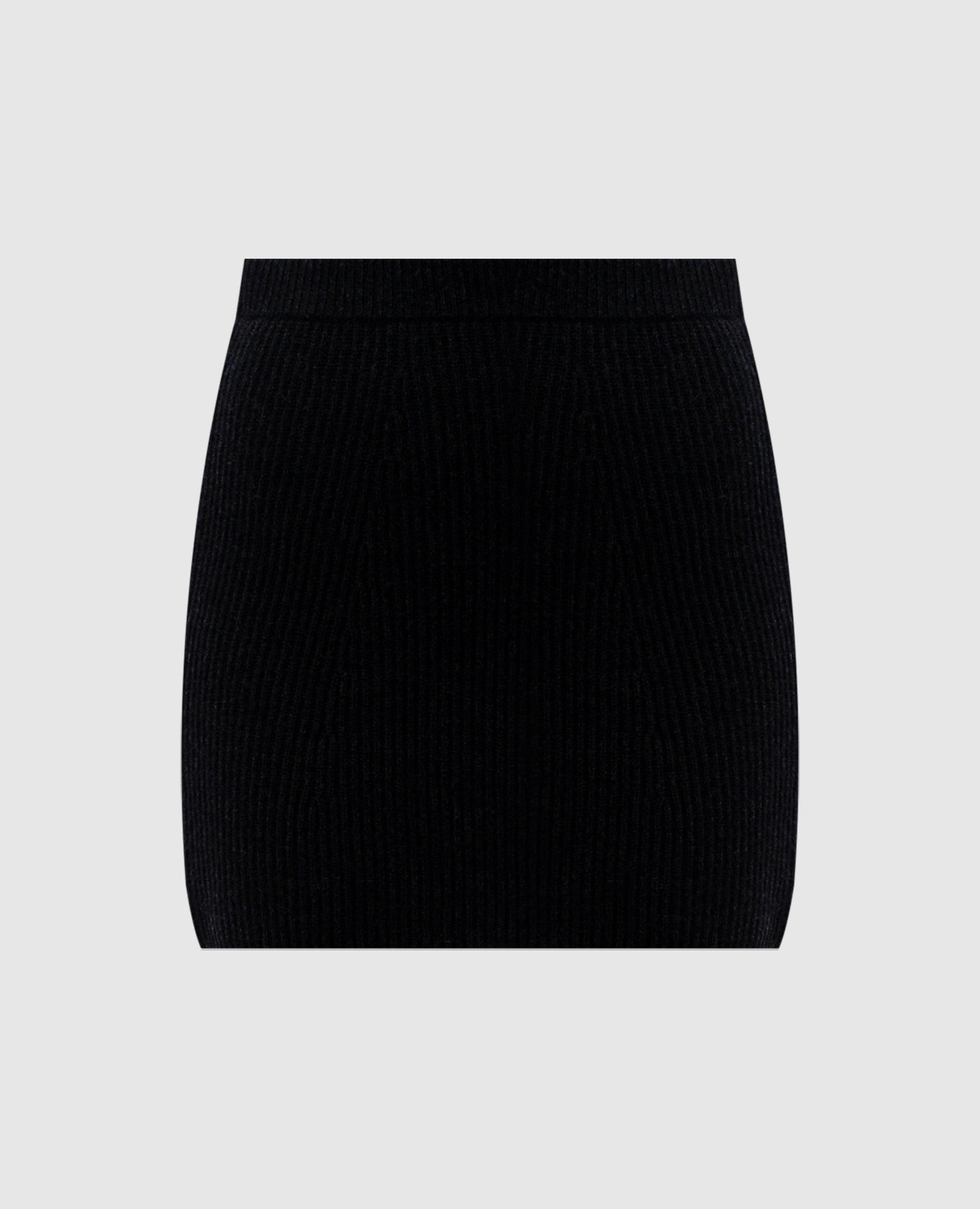 

Black TEIERA mini skirt made of wool and cashmere Max Mara Sportmax, Черный