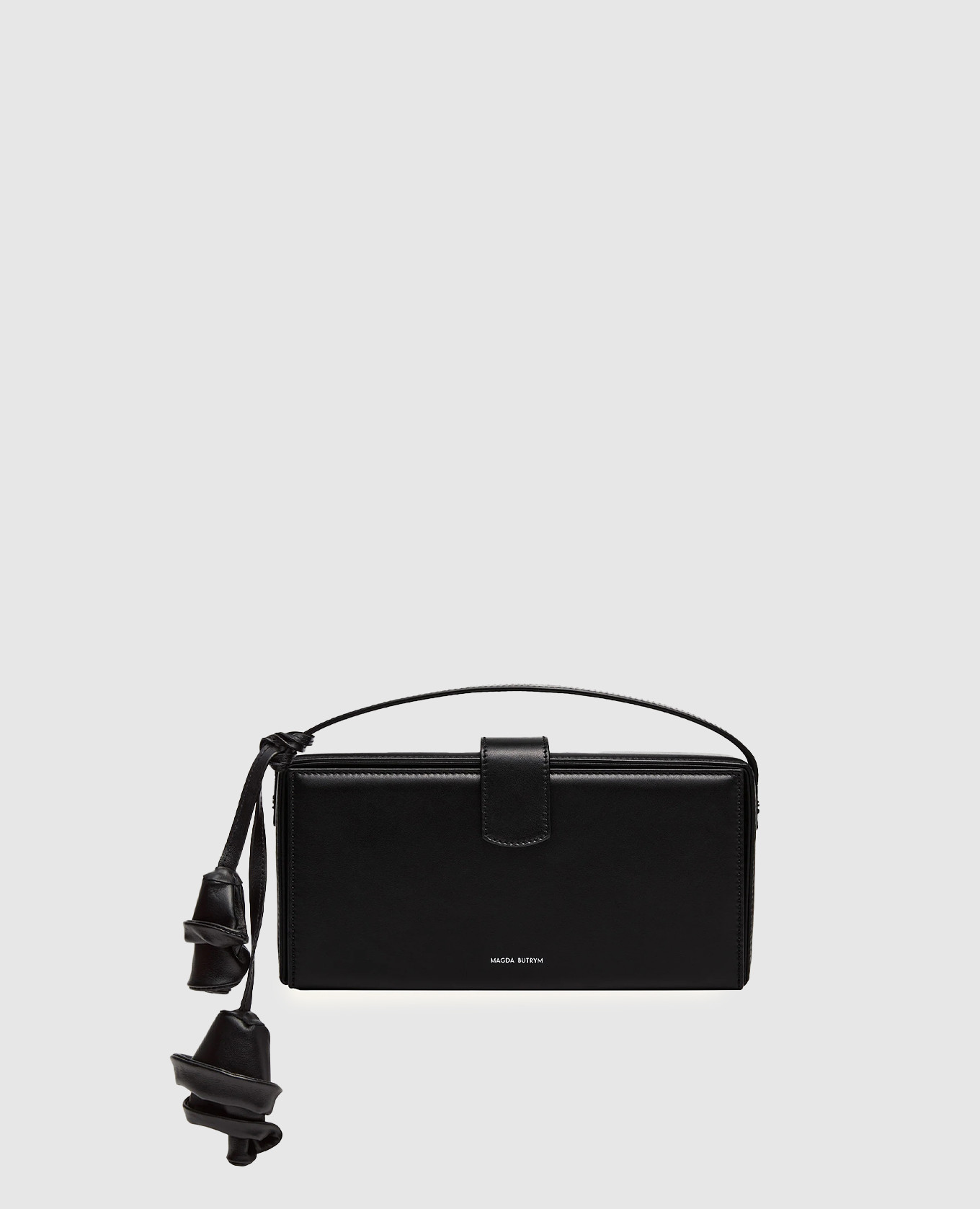 

Black leather clutch Apolonia Magda Butrym