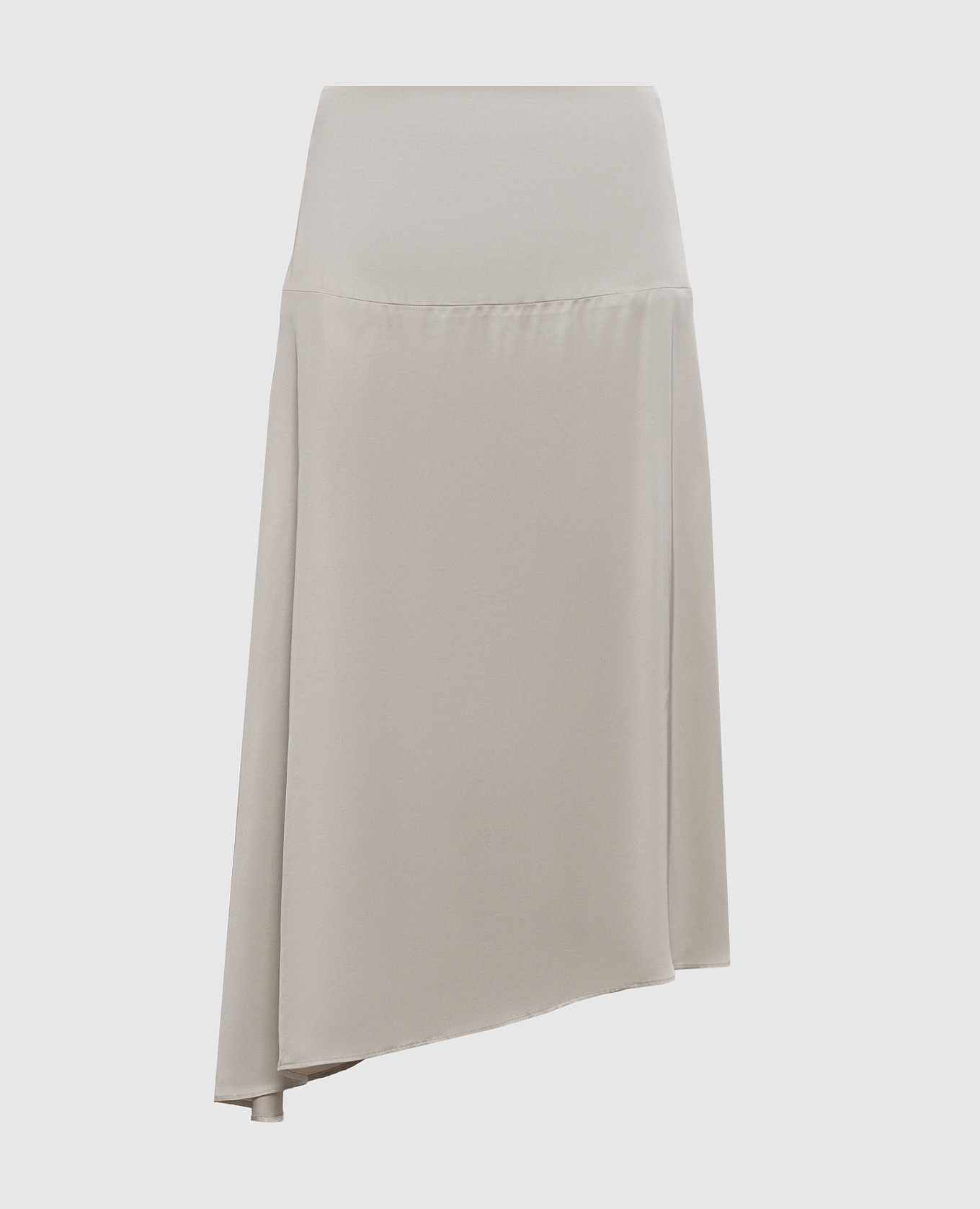 

Gray asymmetric midi skirt Peserico, Grey