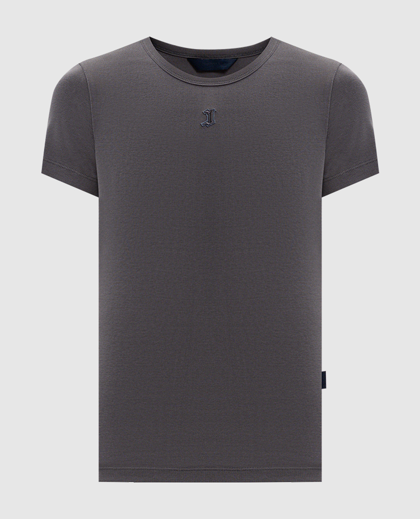 Gray T-shirt with monogram patch Juun.j
