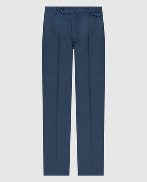 Incotex Blue pants made of wool 1T030B5855A