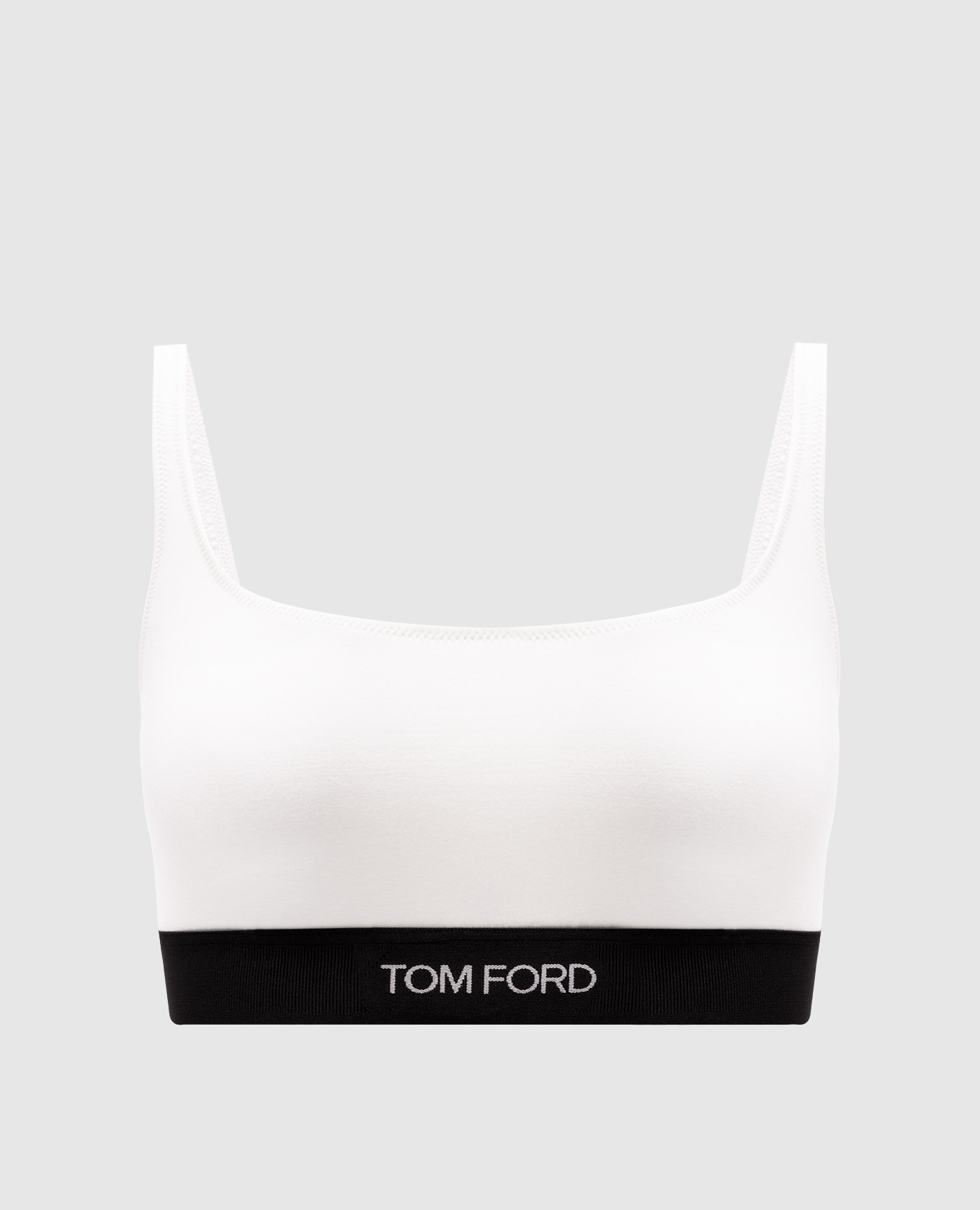

White top with logo pattern Tom Ford