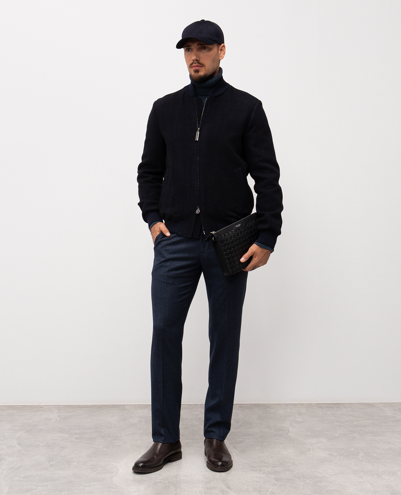 

Blue wool pants Stefano Ricci