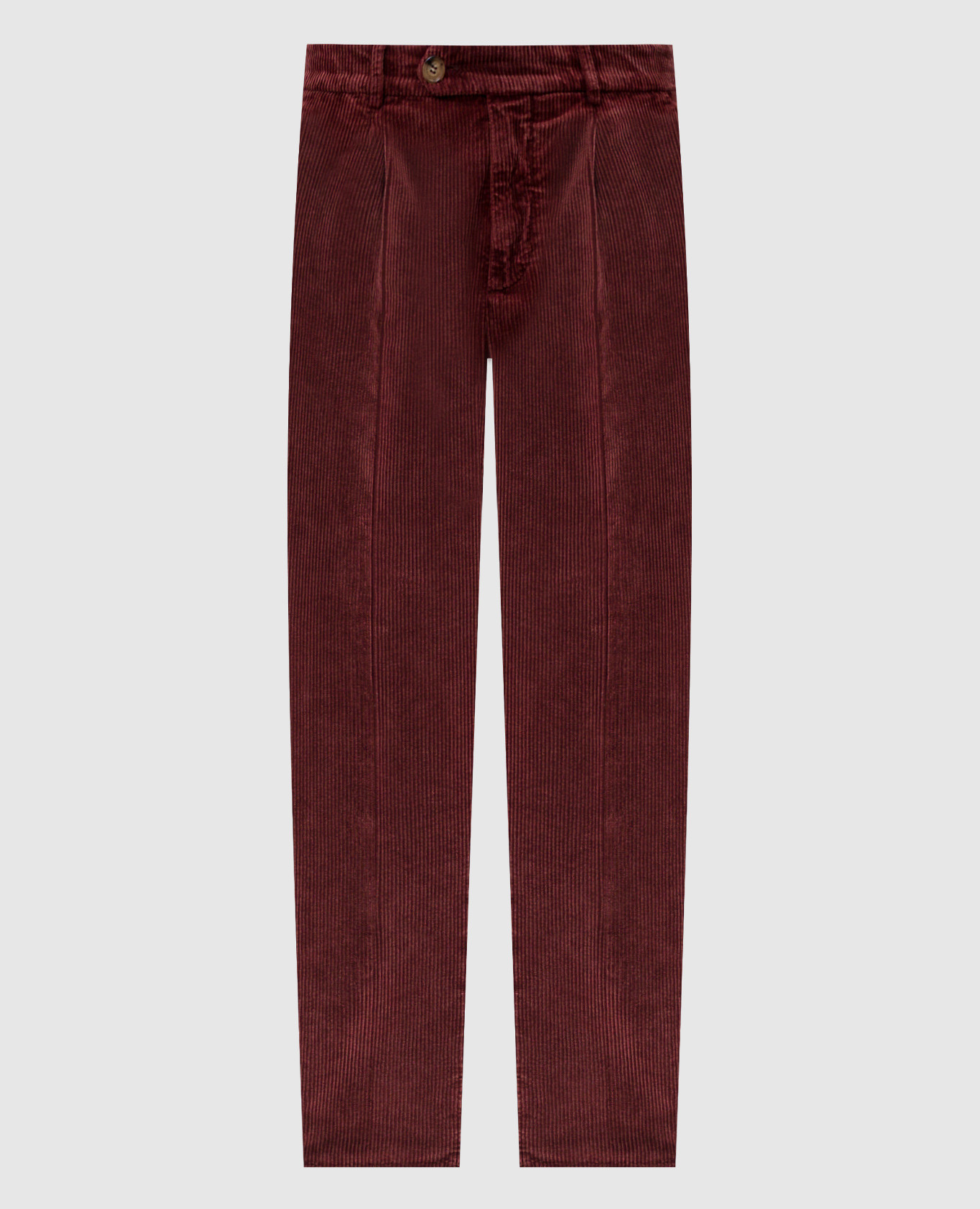 

Burgundy corduroy pants Brunello Cucinelli