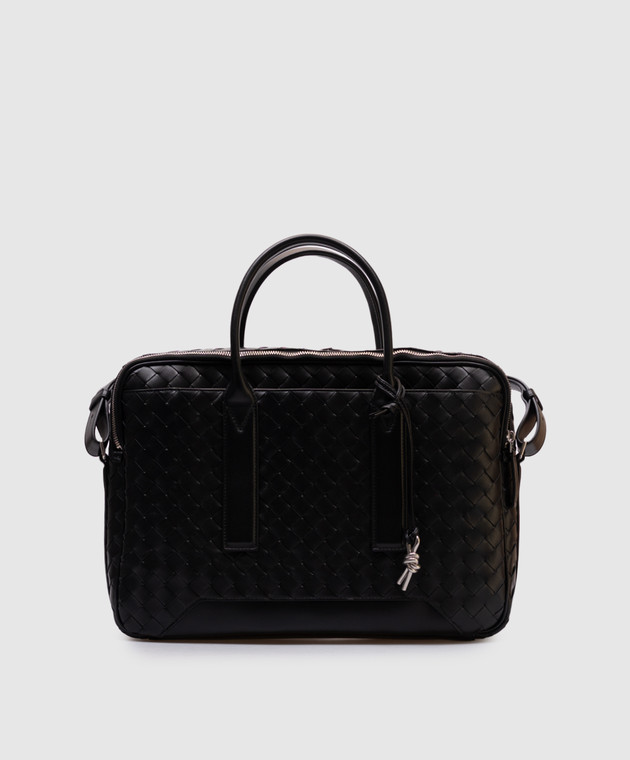 Bottega Veneta - Black leather Getaway briefcase 766361V2HL1