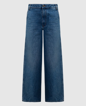 Gauchere Blue jeans with a distressed effect M22333070042