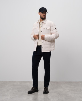 Cashmere&Whiskey Blue jeans with logo patch FILIANOB781