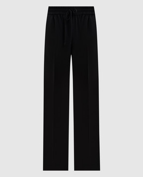 Twinset Black pants with logo 252TP2611