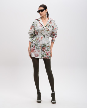 The Attico Floral print shirt dress 250WCA00384CCC053PR