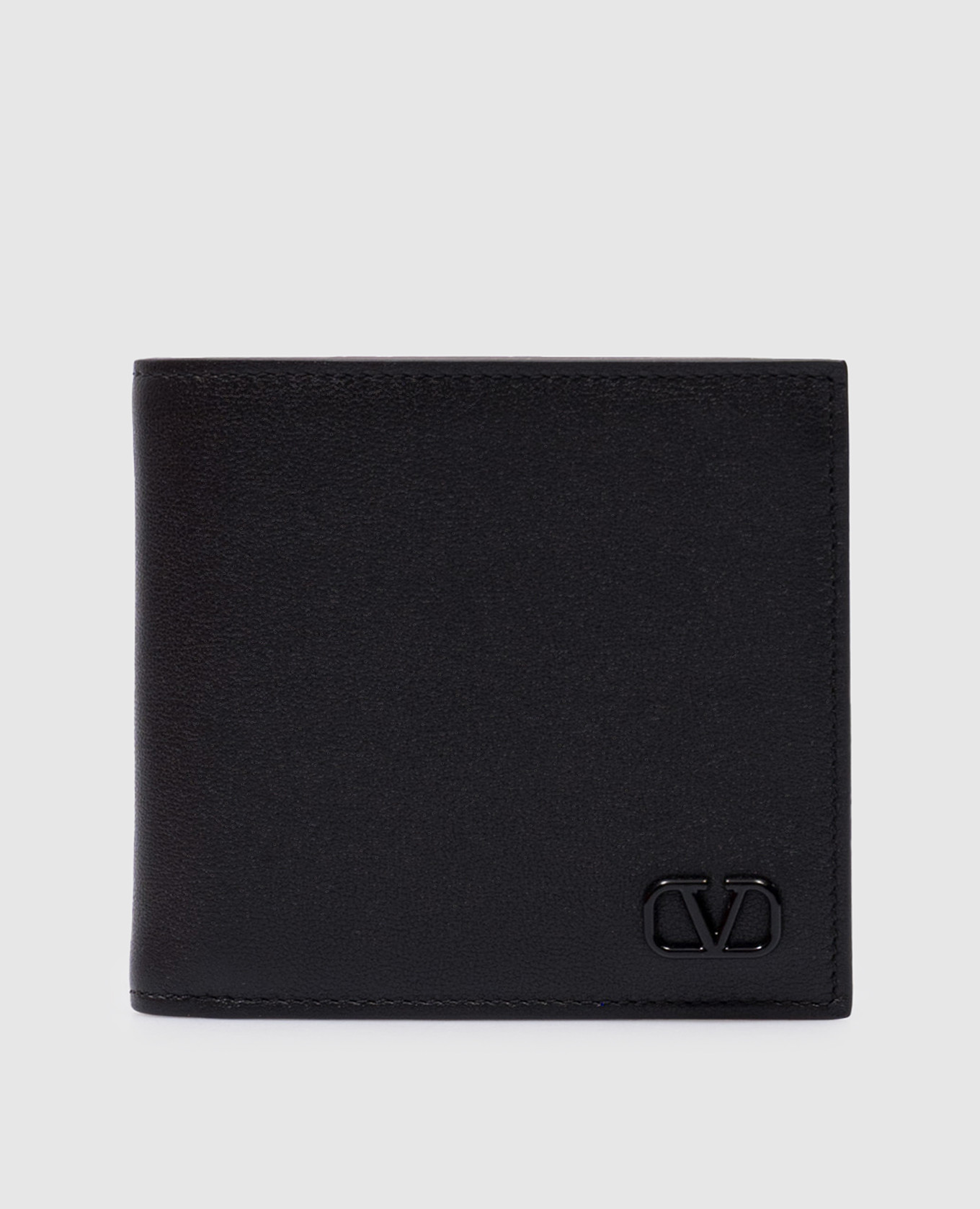 

Black leather purse with VLOGO logo Valentino
