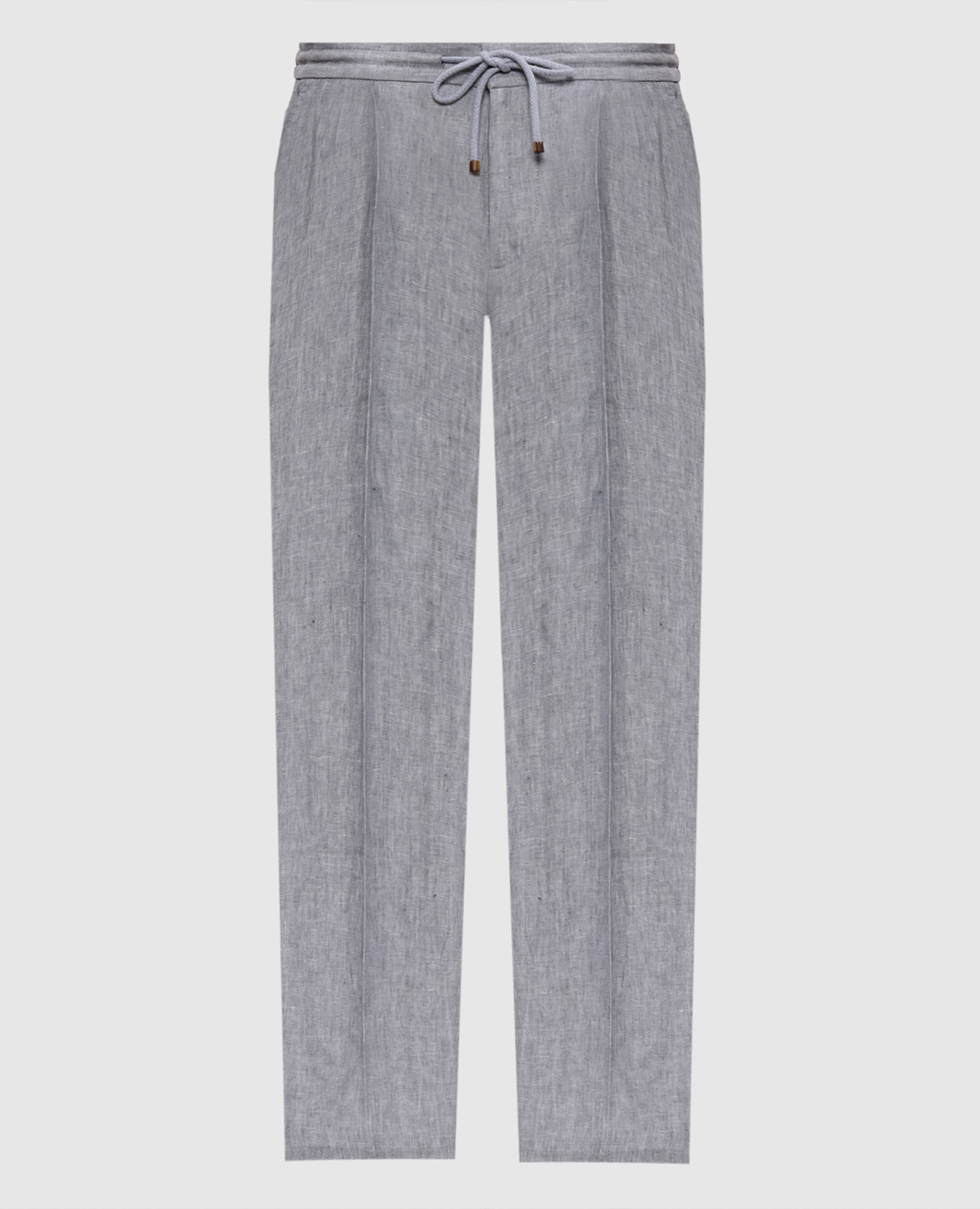 

Gray linen pants Brunello Cucinelli, Grey