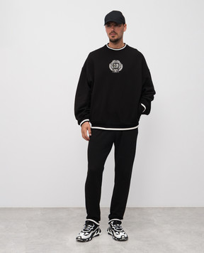 Dolce&Gabbana Black joggers with logo GVS2HTHU7DU