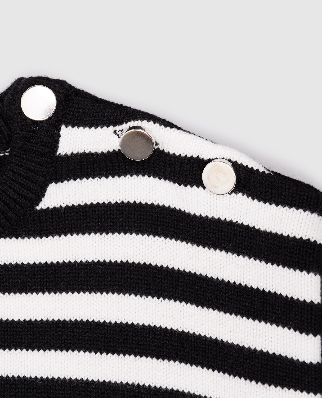 Children's black striped sweater Givenchy 3