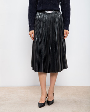 Peserico Silver pleated skirt P0512600P300617