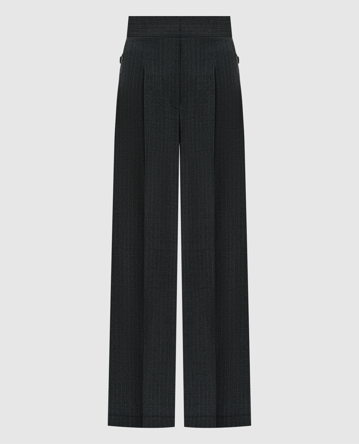 

Gray striped wool pants Juun.j, Grey