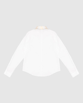 Fendi Children's white blouse with a logo JFC0301012