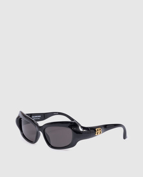 Balenciaga Black sunglasses PALAZZO RECTANGLE 794307T0007