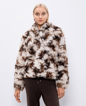 Simonetta Ravizza PARIS sheepskin coat in a pattern F04JA266H26