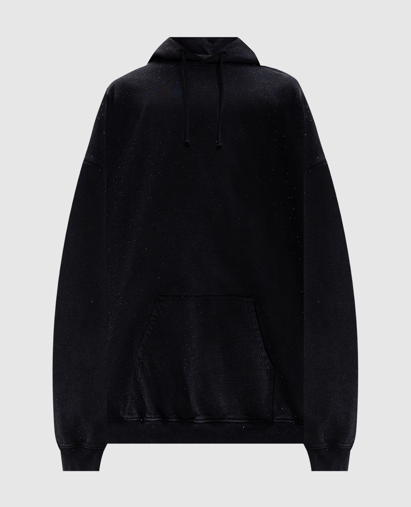 

Black hoodie with crystals Vetements