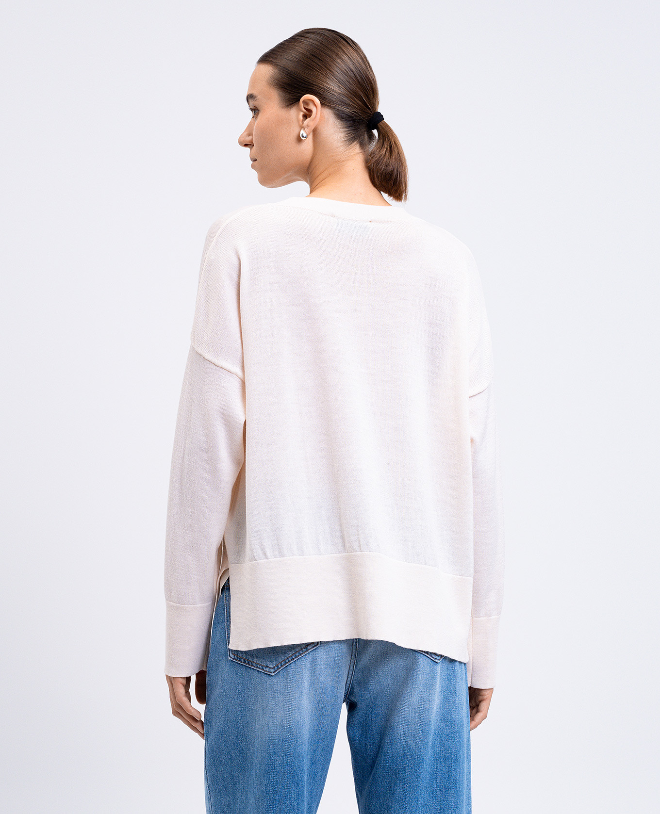 Beige Larkin wool sweater Momoni 4