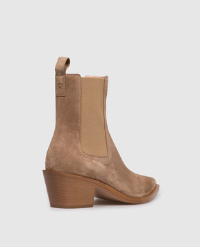 Gianvito Rossi Beige suede Wylie boots G7290145CUO