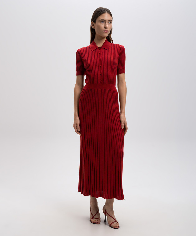 gabriela hearst red dress Massey linen maxi dress in red - Gabriela Hearst
