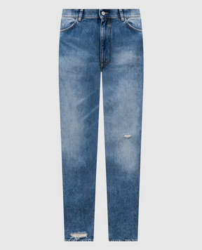Givenchy Blue jeans with holes BM51HB5YB6