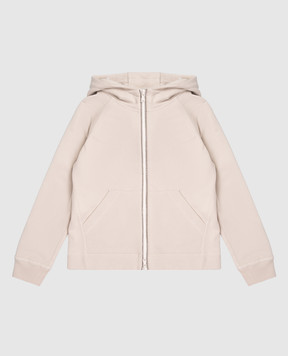 Brunello Cucinelli Children's beige sports jacket with monil chain BN05NE296A