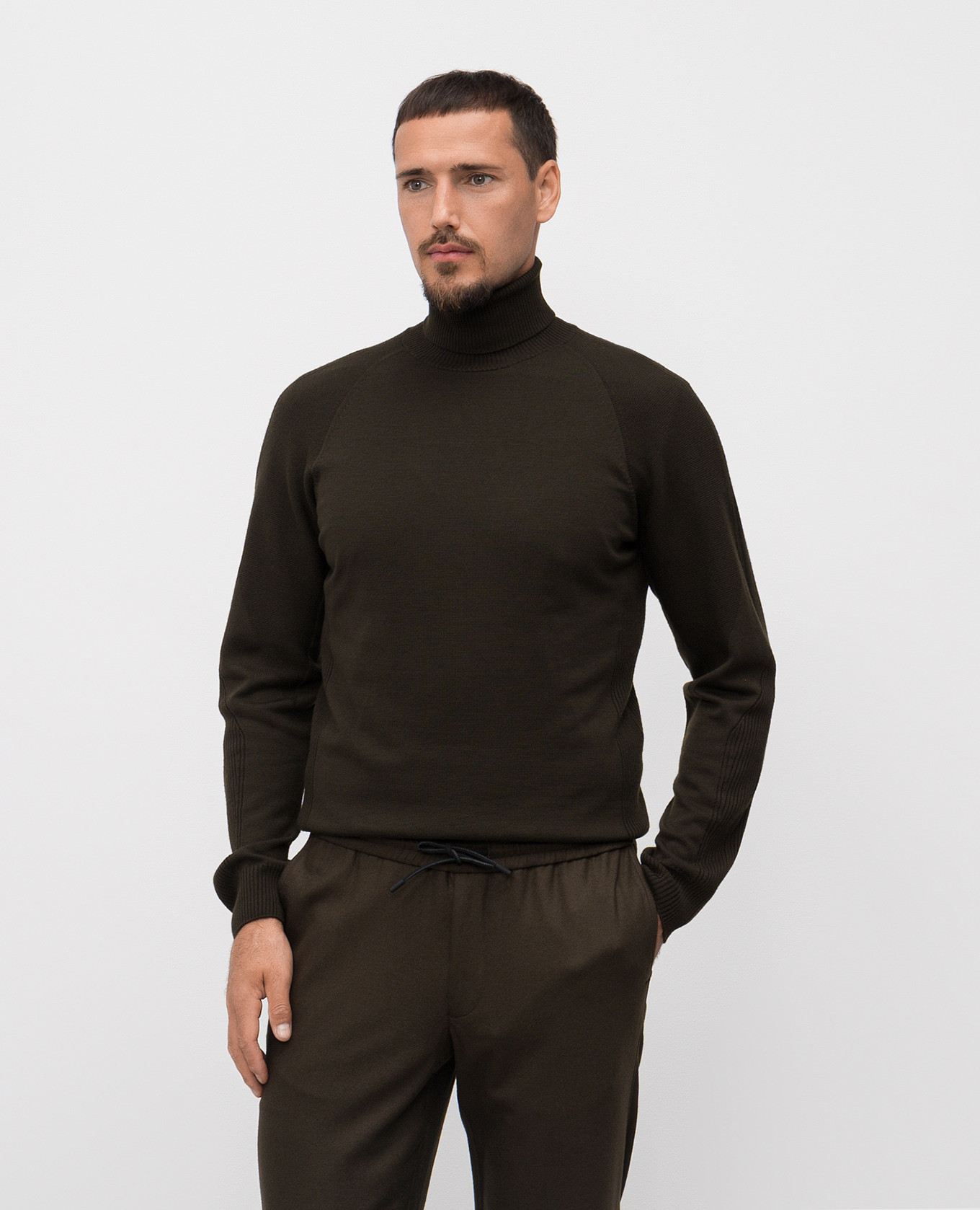 

Khaki wool golf Sease