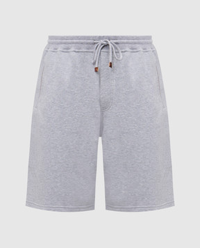 Brunello Cucinelli Grey melange shorts MW8633318G