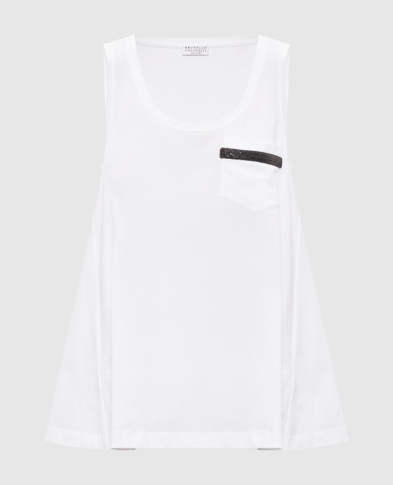 

White top with monil chain Brunello Cucinelli