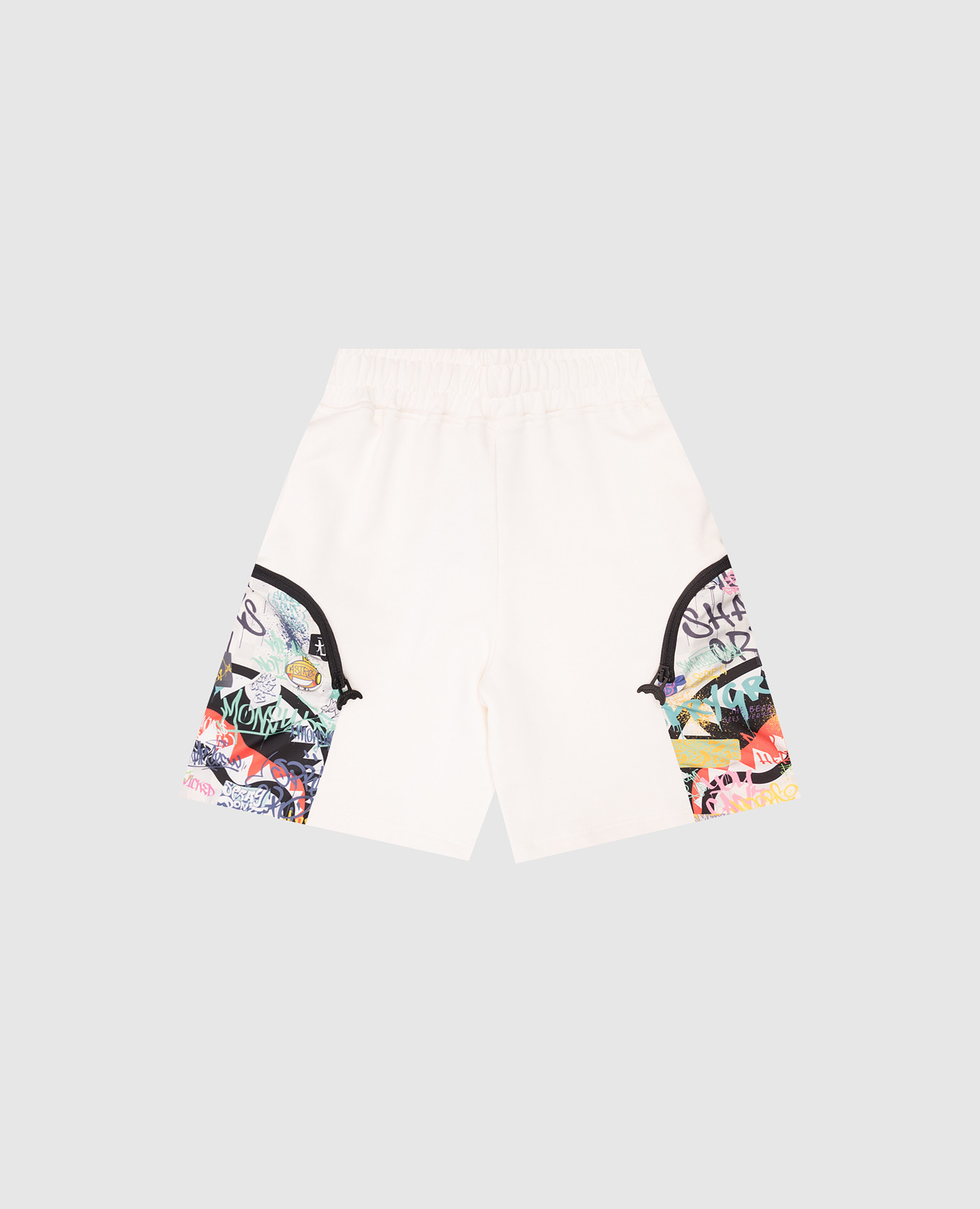 

Shark In The Rizz Kids Beige Shorts Sprayground