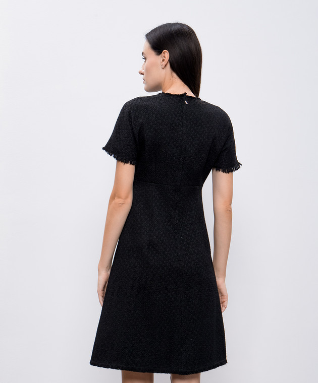 Dolce&Gabbana - Black wool tweed dress with metallic DG logo F6ARVTHUMUA - shop with Bulgaria delivery at Symbol Dolce&Gabbana - Black wool tweed dress with metallic DG logo F6ARVTHUMUA - shop with Bulgaria delivery at Symbol