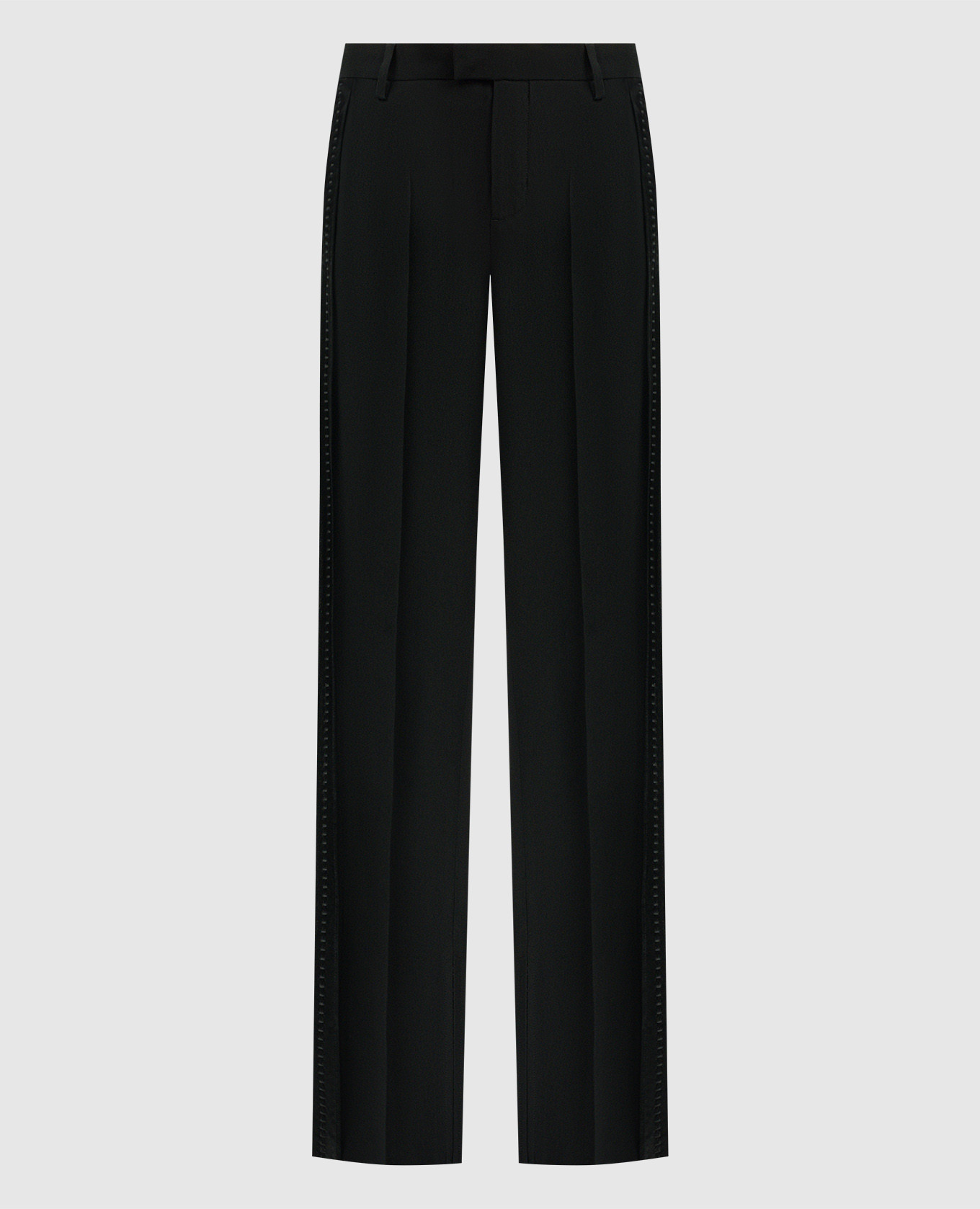 Black pants Viva with braid Ann Demeulemeester
