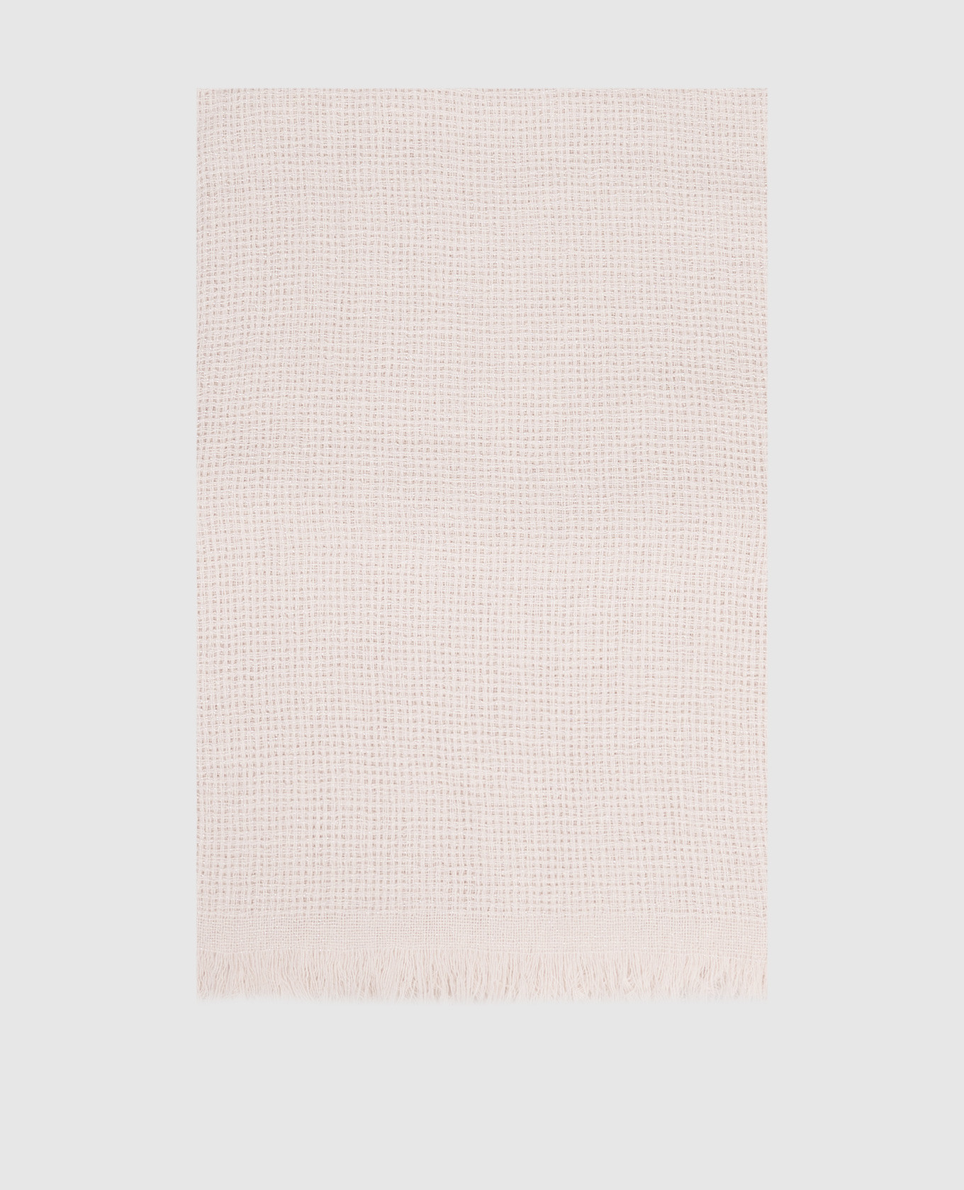 Beige wool scarf with lurex Peserico