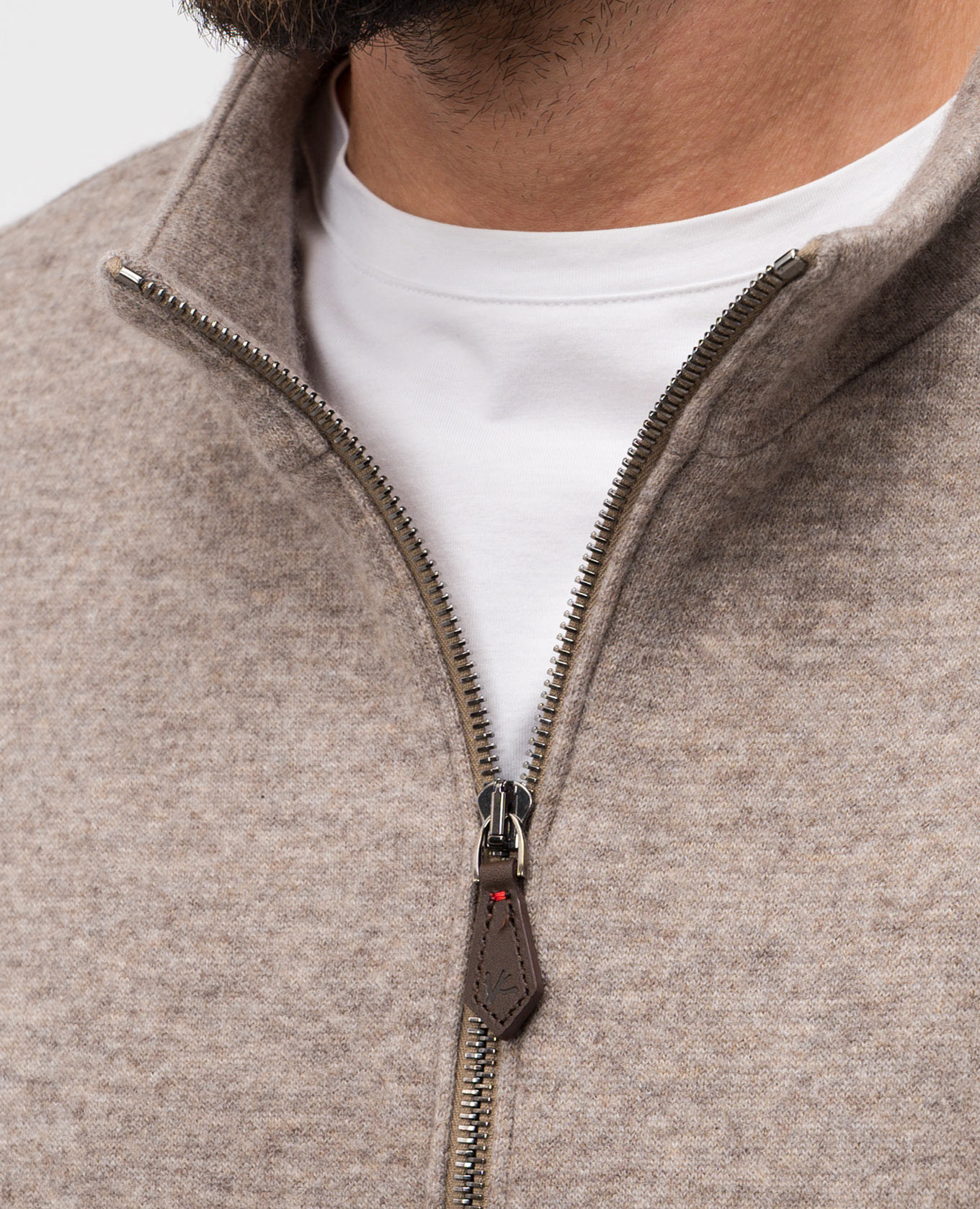 Beige cashmere sports jacket ISAIA 5