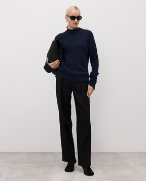 Jil Sander Blue alpaca wool sweater J53GP0012J14523