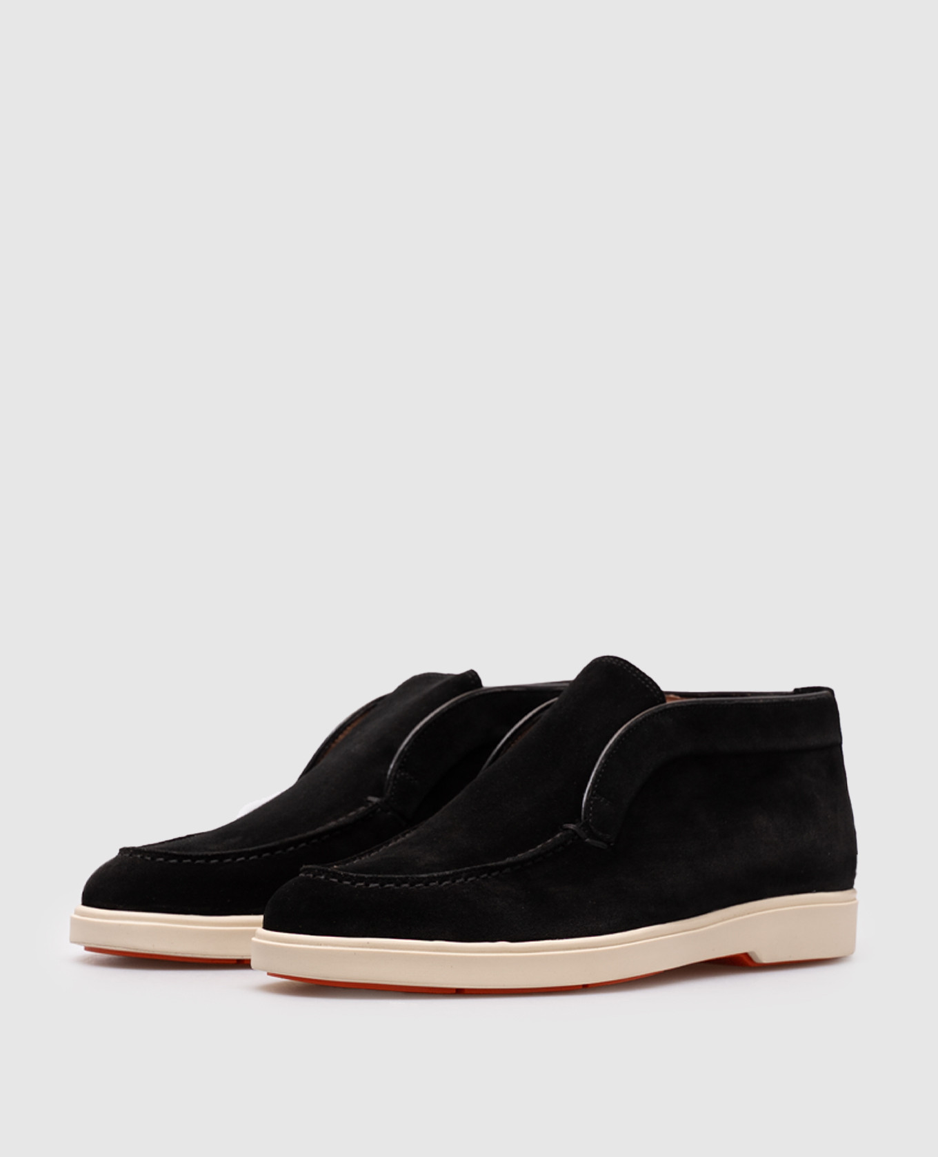 

Black suede deserts Santoni