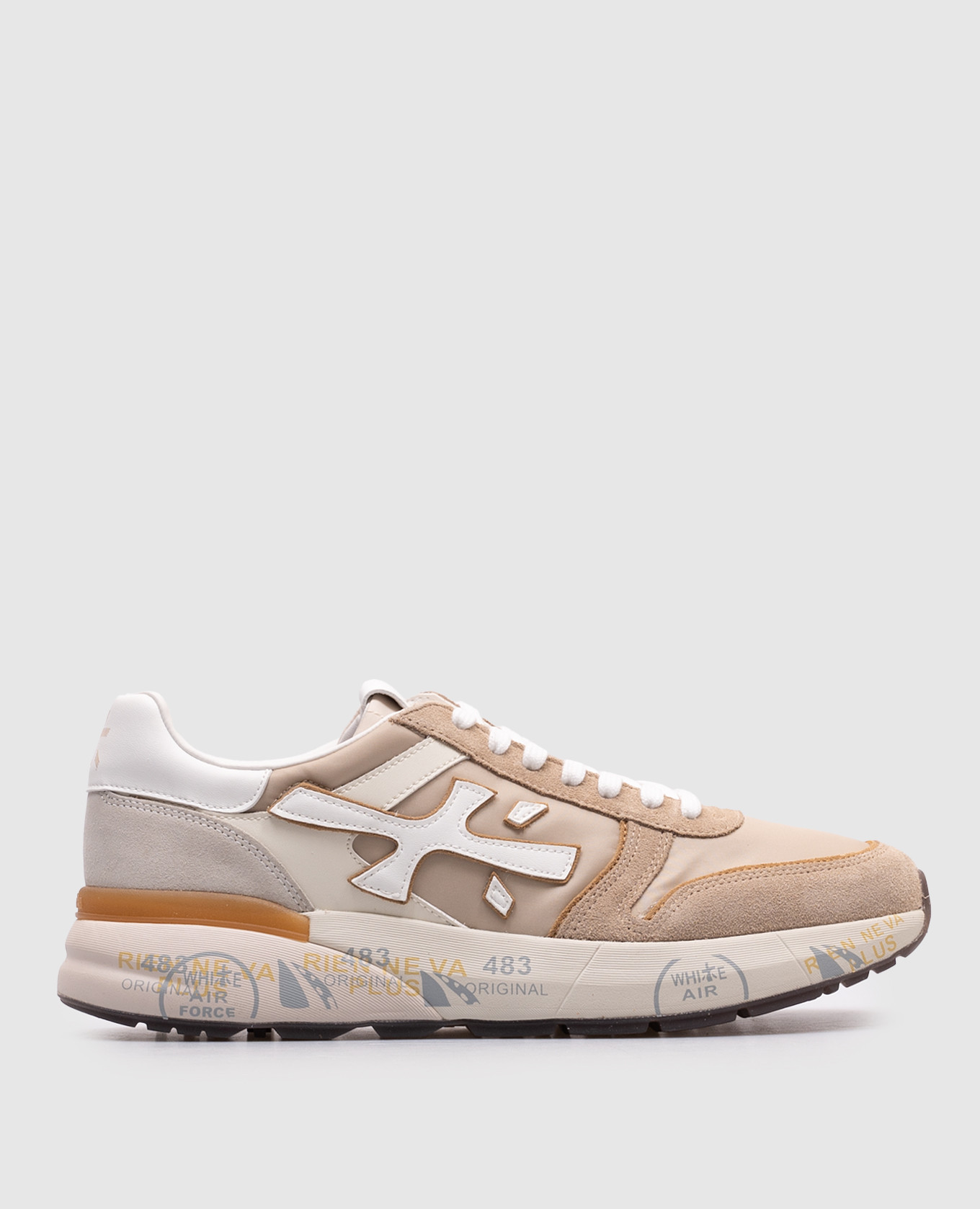 Beige combination sneakers MICK Premiata