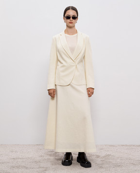 Intoca White wool longsleeve WOFONPO01