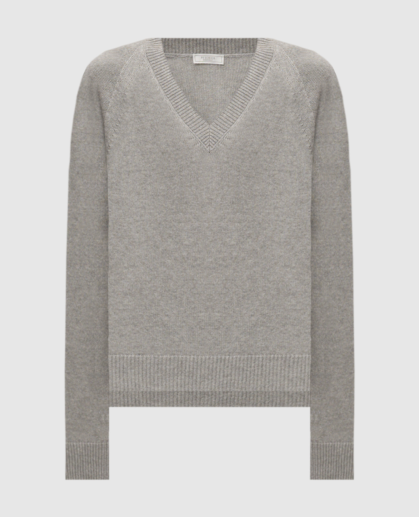 

Gray pullover made of wool, silk and cashmere Peserico, Grey