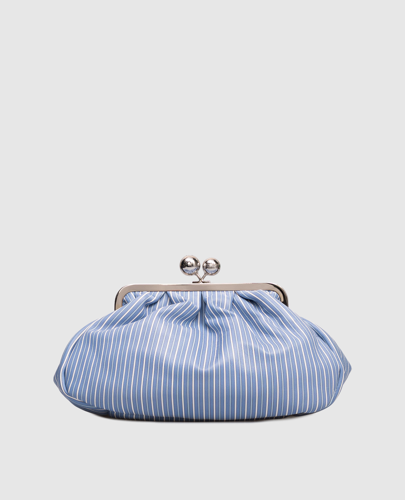 

RUBENS blue striped leather bag Max Mara Weekend, Light blue