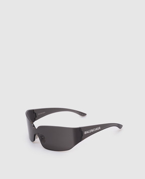 Balenciaga Black Mono Square Sunglasses 830307T0003w